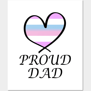 Proud Dad LGBT Gay Pride Month Intersex Flag Posters and Art